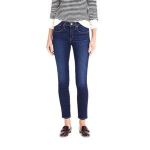 💥2/$15💥JCrew Mid Rise Skinny Straight Dark Indigo Wash 27 x 30